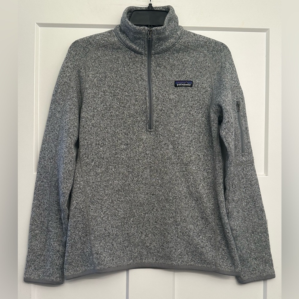 Patagonia Better Sweater Women’s Med 1/4 Zip Long Sleeve Fleece Jacket Preston M